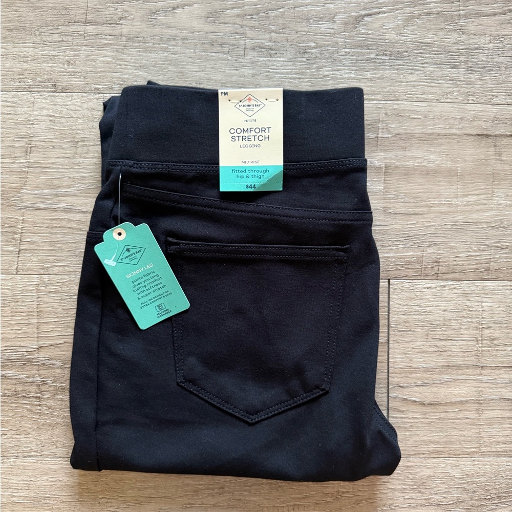St John’s Bay Black Comfort Stretch Leggings